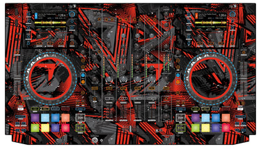 Denon DJ MCX 8000 Skin Ridge Red